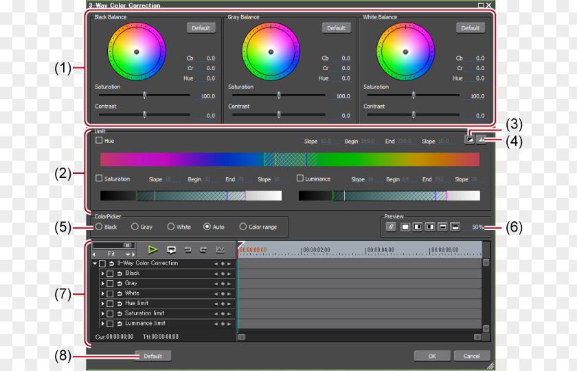 Geometry Dialog Edius Color Correction Grading Light PNG