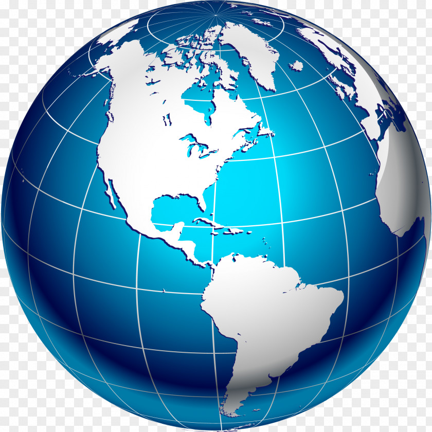 Globe World Map PNG