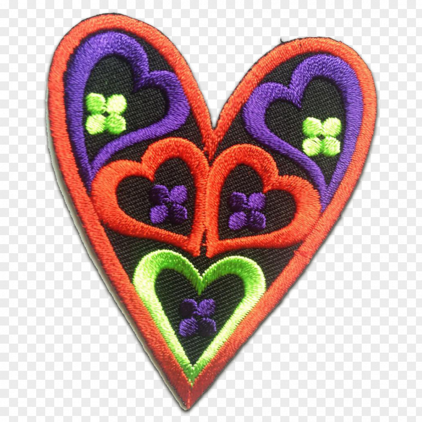 Violet Blue Fuchsia Embroidered Patch Green PNG