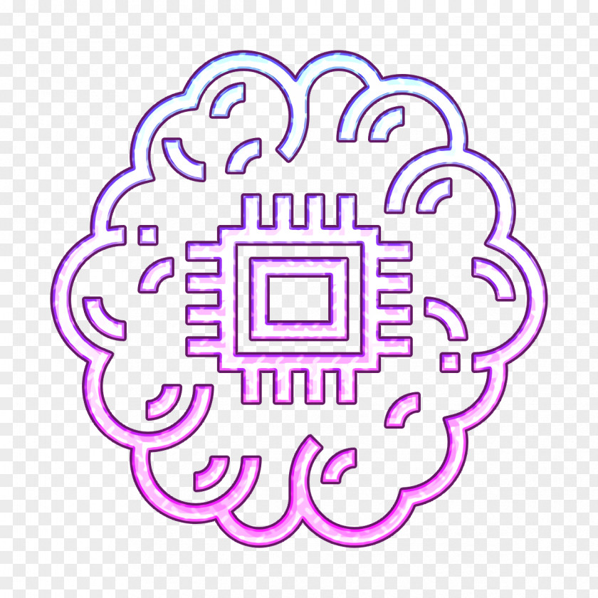 AI Icon Brain Artificial Intelligence PNG