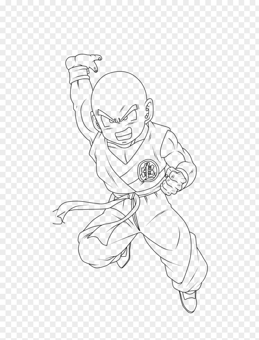 Goku Krillin Bulma Sketch PNG