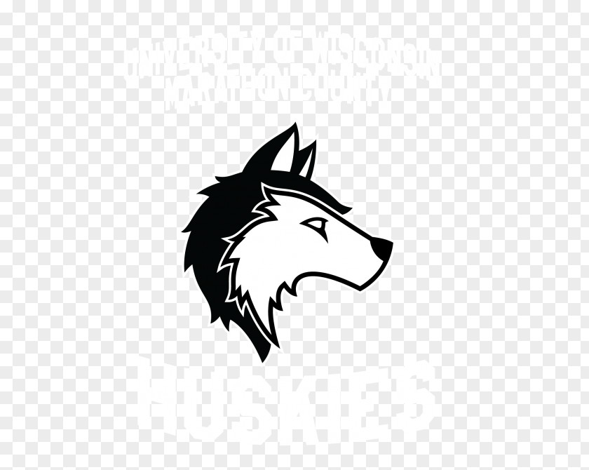 Husky Siberian Gray Wolf Logo PNG