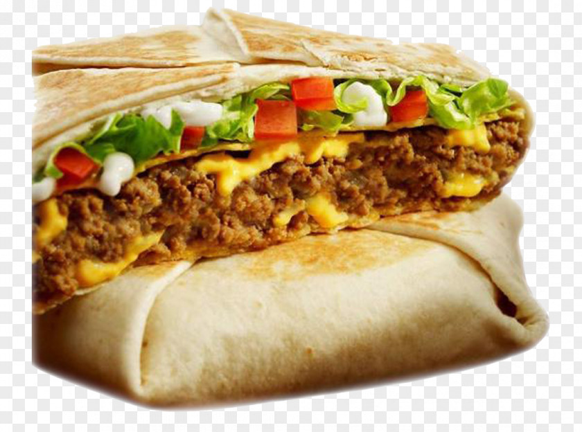 Junk Food Cheeseburger Breakfast Sandwich Fast Kebab Wrap PNG
