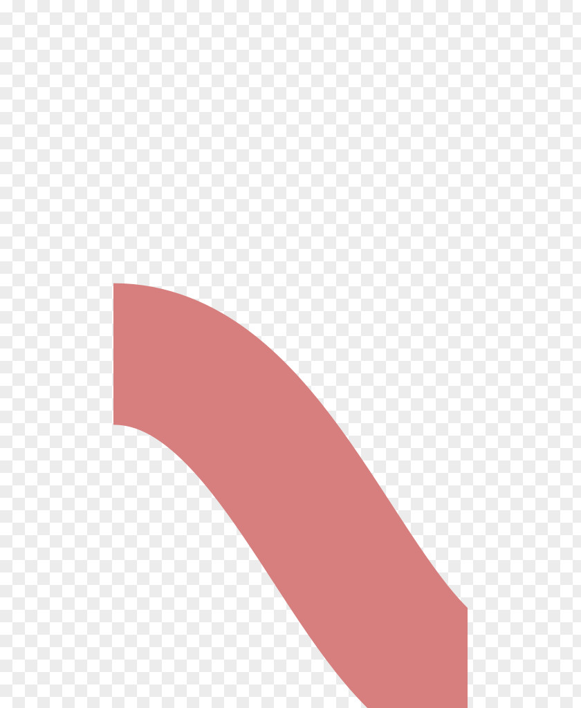 Line Pink M Angle Font PNG