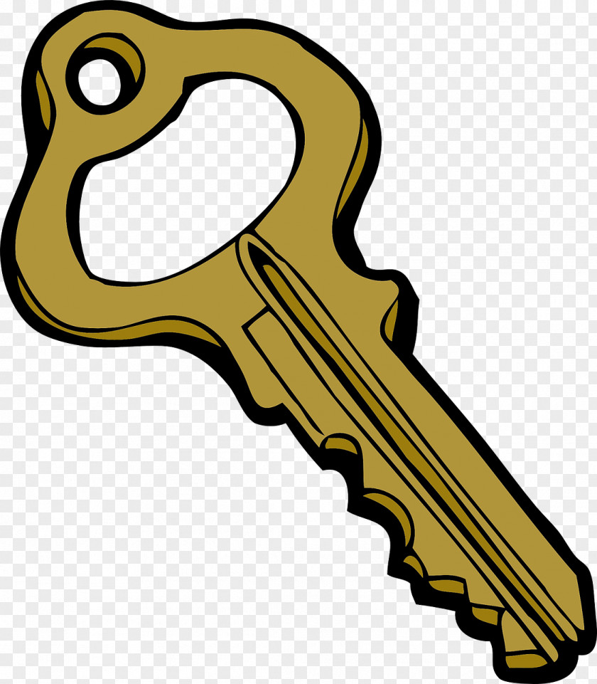 Yellow Key Clip Art PNG