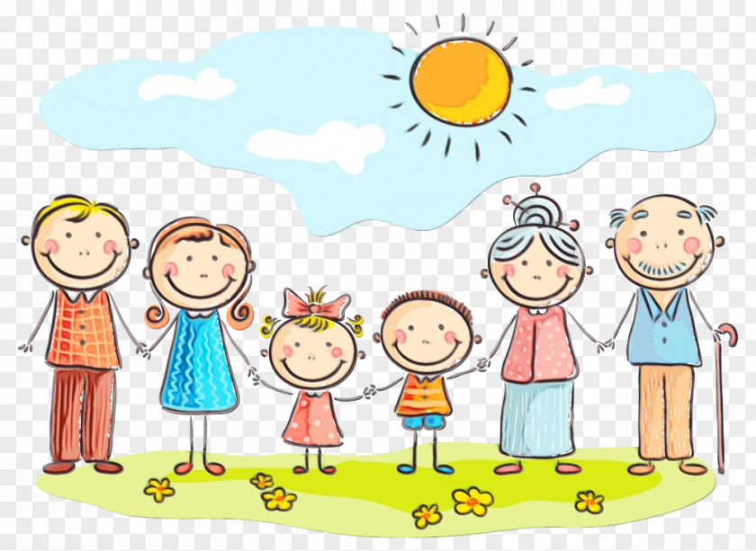 Cartoon Sharing Interaction Playing With Kids Child PNG