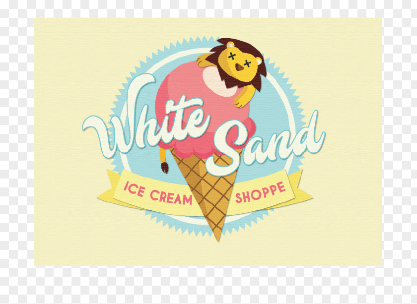 Dropped Ice Cream Cones Logo Clip Art PNG