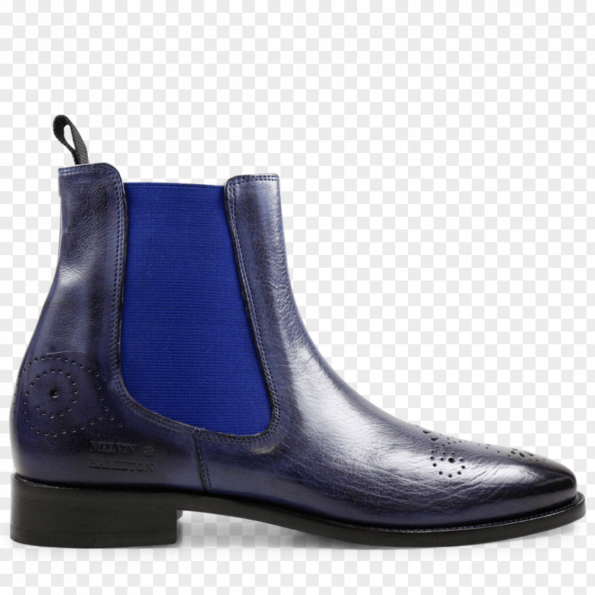Electric Blue Riding Boot Cobalt Leather PNG