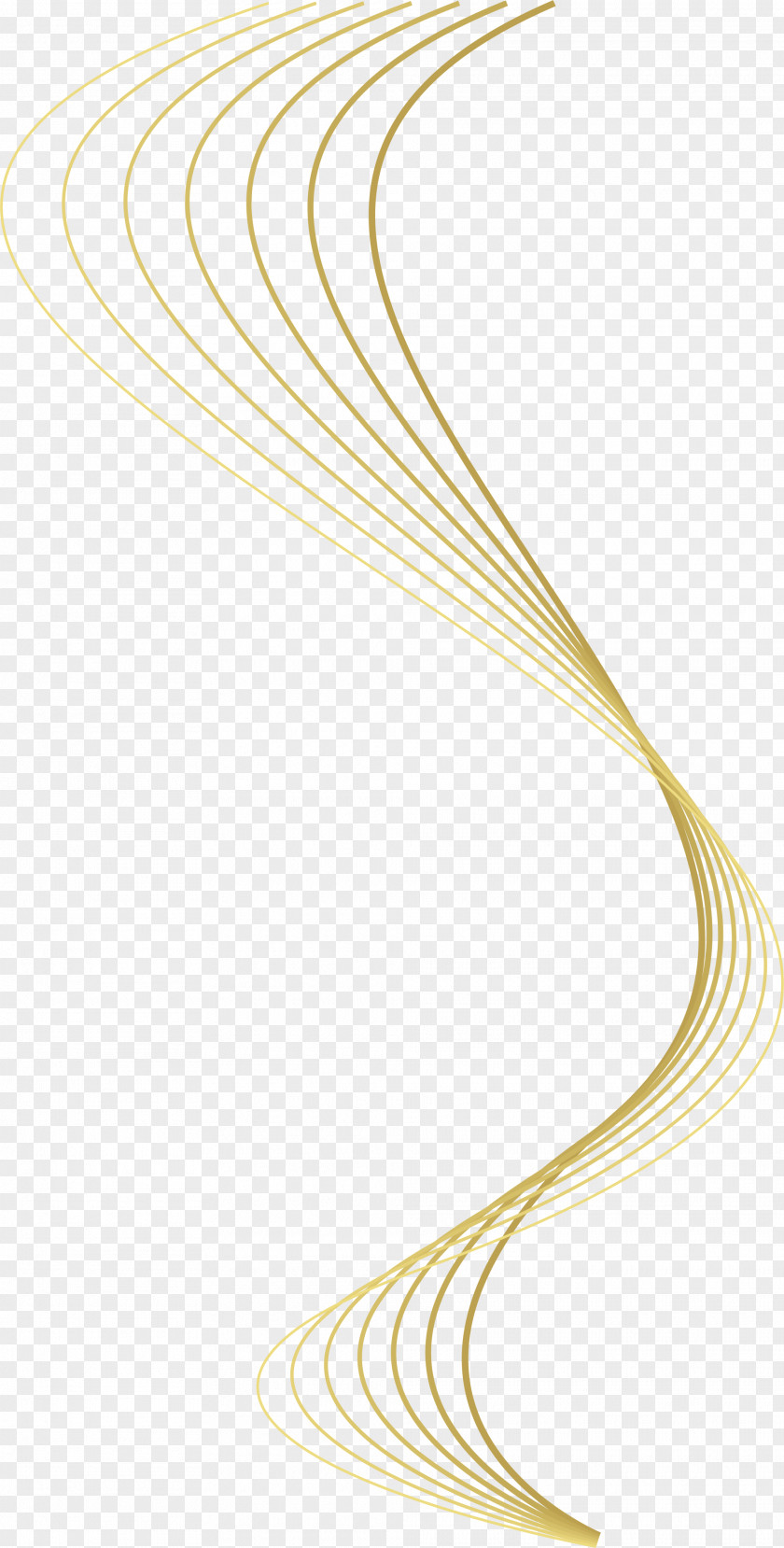 Golden Line Curve PNG line curve clipart PNG