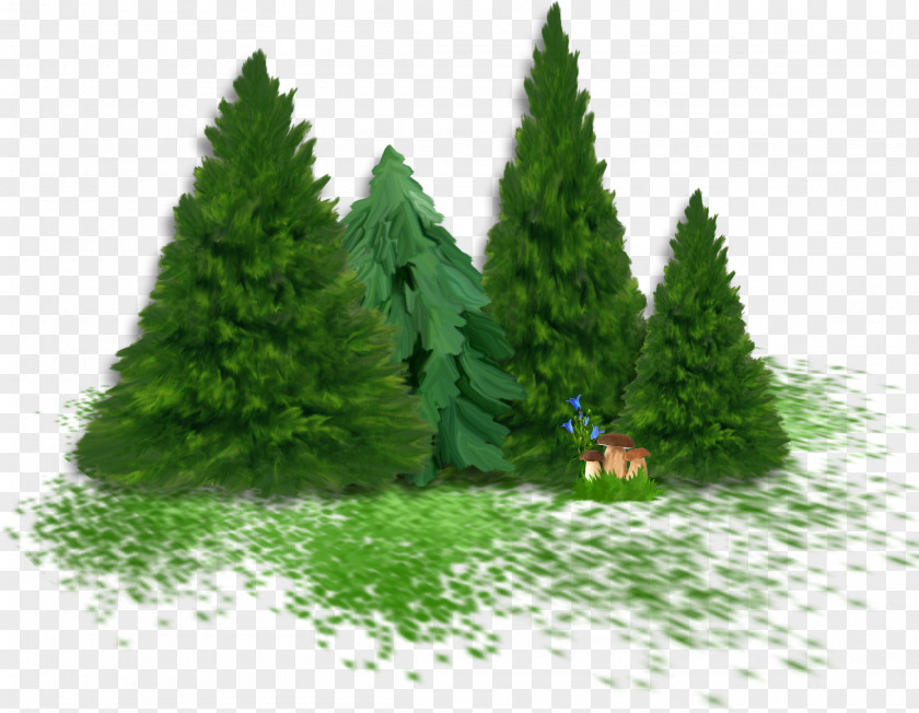 Bushes Child New Year Gift Clip Art PNG