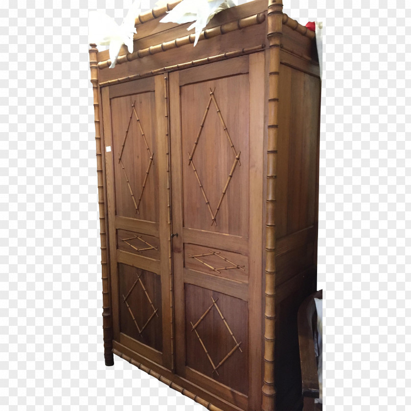 Cupboard Armoires & Wardrobes Wood Stain Antique PNG