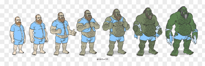 Lovely Bear Orc Information Female Sequence PNG