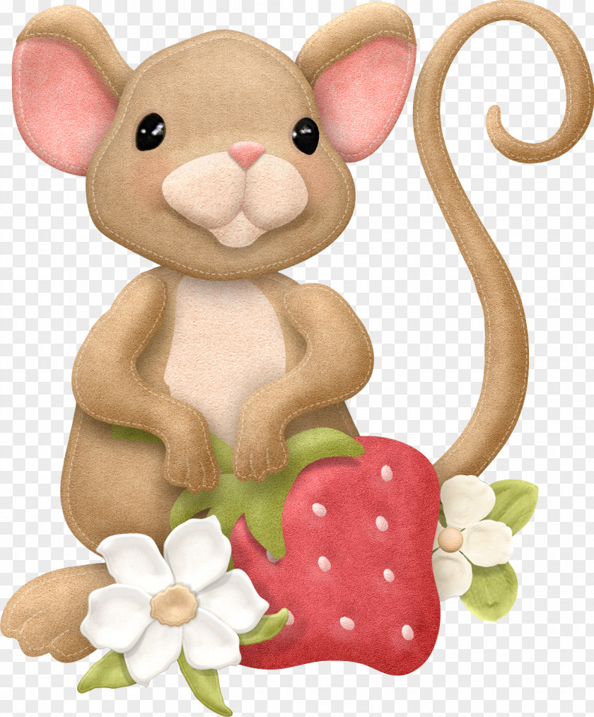 Mouse Drawing Strawberry Clip Art PNG