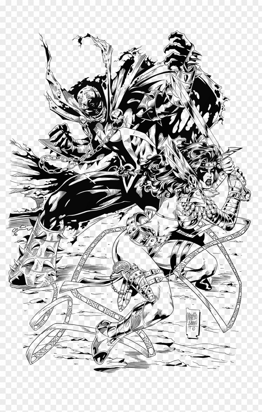 Spawn Comics Artist Inker Sketch PNG