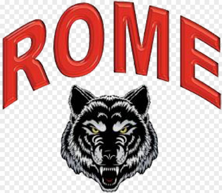 Wolf Logo Rome High School A.S. Roma Arkansas State Red Wolves Football Warner Robins PNG