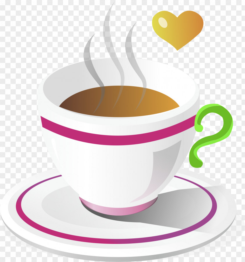 Coffee Vector Element Tea Cafe PNG