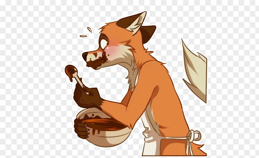 Dog Red Fox Sticker Telegram PNG