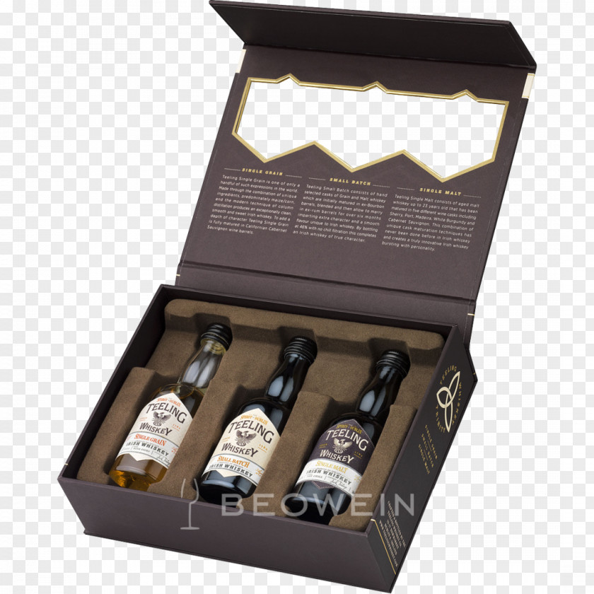 Gift Set Teeling Distillery Irish Whiskey Single Malt Whisky The Liberties, Dublin PNG