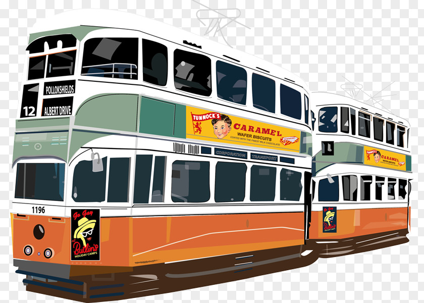 Tramway Trolley Illustration Graphic Design Dribbble PNG