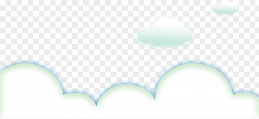White Clouds Bottom Decoration Graphic Design Brand Pattern PNG
