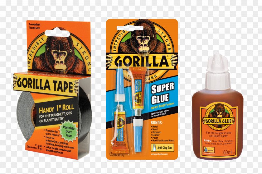 Gorilla Adhesive Tape Glue Cyanoacrylate PNG