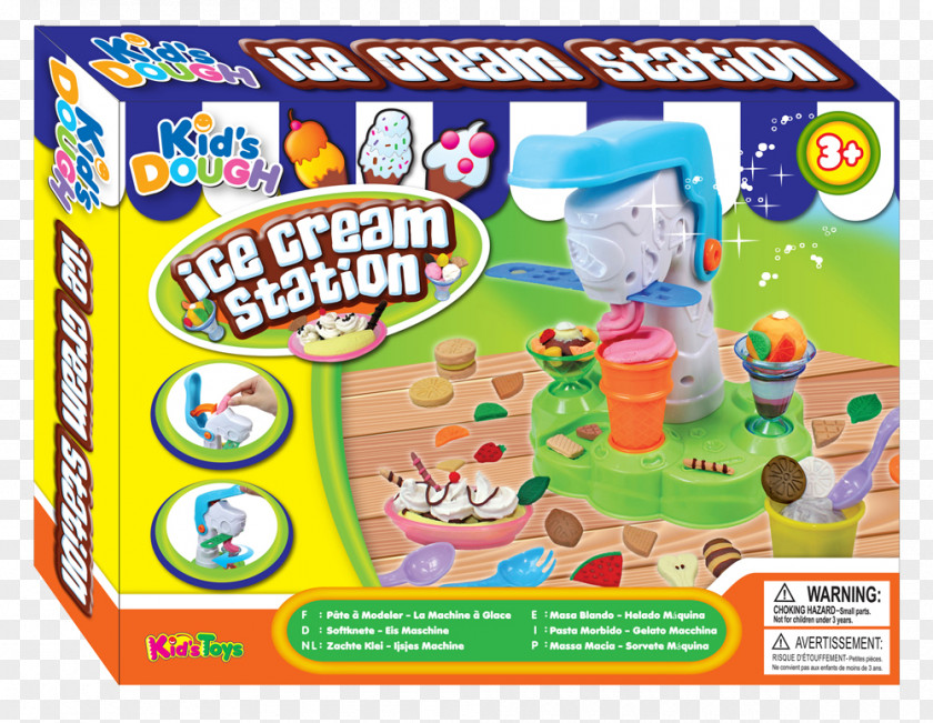 Ice Cream Play-Doh Cupcake Dough Toy PNG
