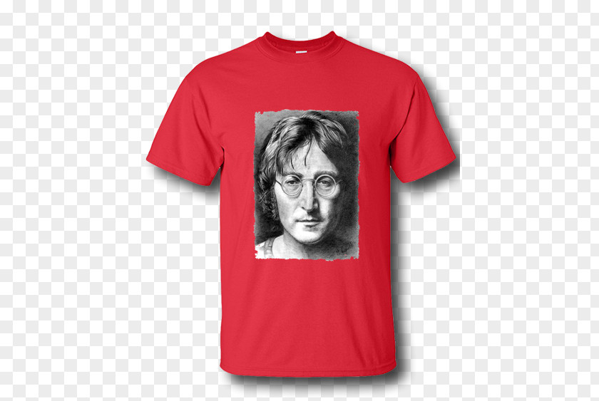 John Lennon T-shirt Art Sleeve PNG