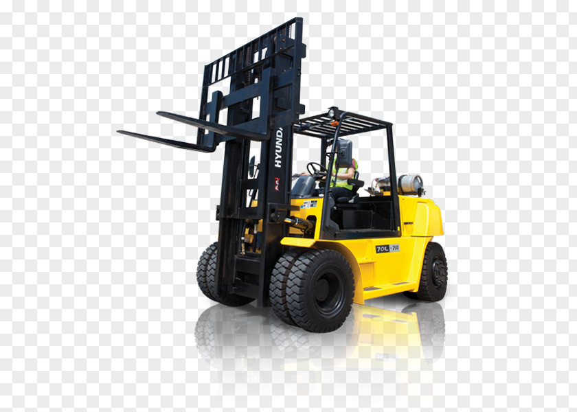 Lift Hyundai Forklift Big Material Handling Liquefied Petroleum Gas PNG