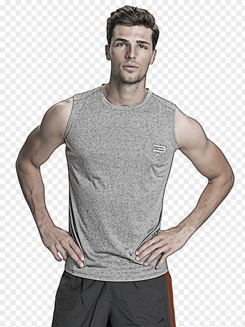 Muscle Arm Clothing T-shirt Sleeveless Shirt Sleeve Neck PNG