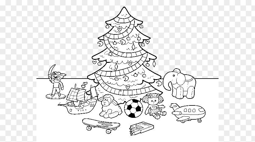 Partes De La Mano Para Colorear Christmas Day Drawing Illustration Tree Vector Graphics PNG
