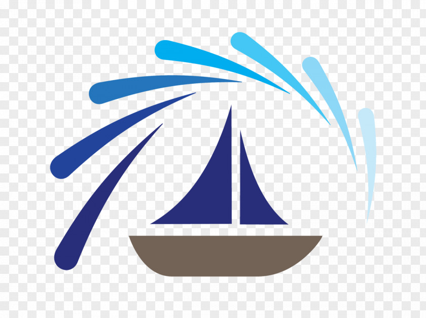 Simple Sea Boat Logo Clip Art PNG