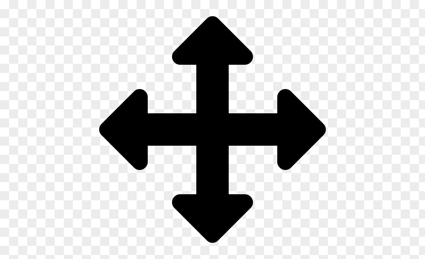 Arrow Cross Cursor Symbol PNG