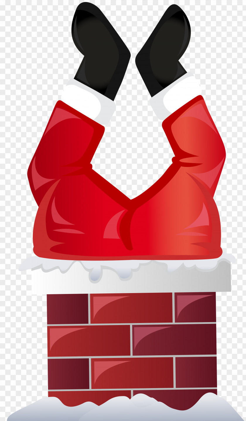Chimney Santa Claus Ded Moroz Clip Art PNG