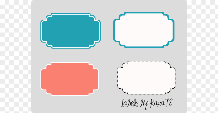 Decorative Shape Cliparts Label Arts Clip Art PNG