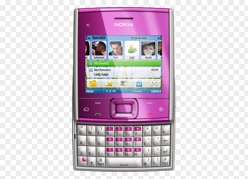 Handphone Nokia X5-01 X6 Telephone PNG