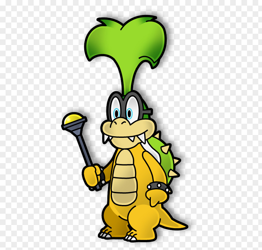 Iggy Koopa And Lemmy Bowser Super Mario Bros. Paper PNG