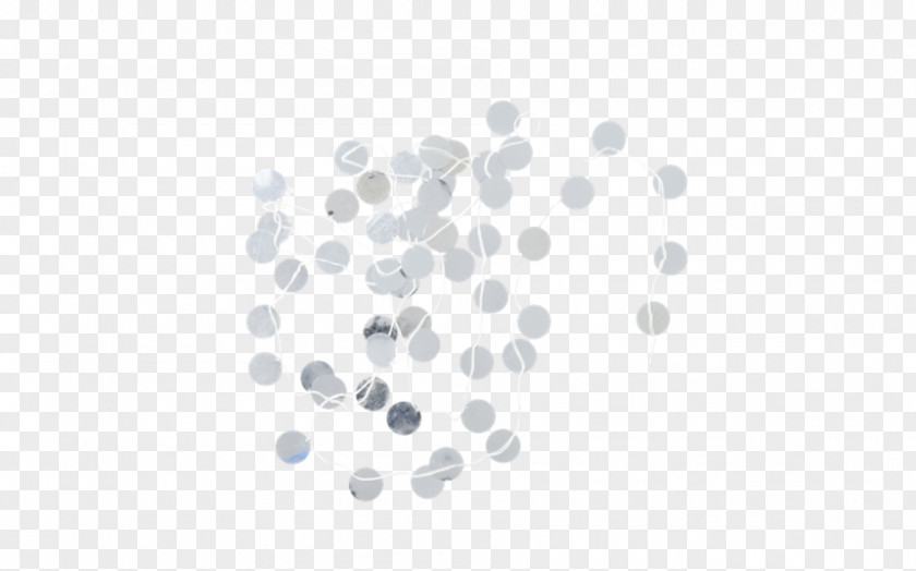 Silver Sequins Garland Sequin Glitter Christmas PNG