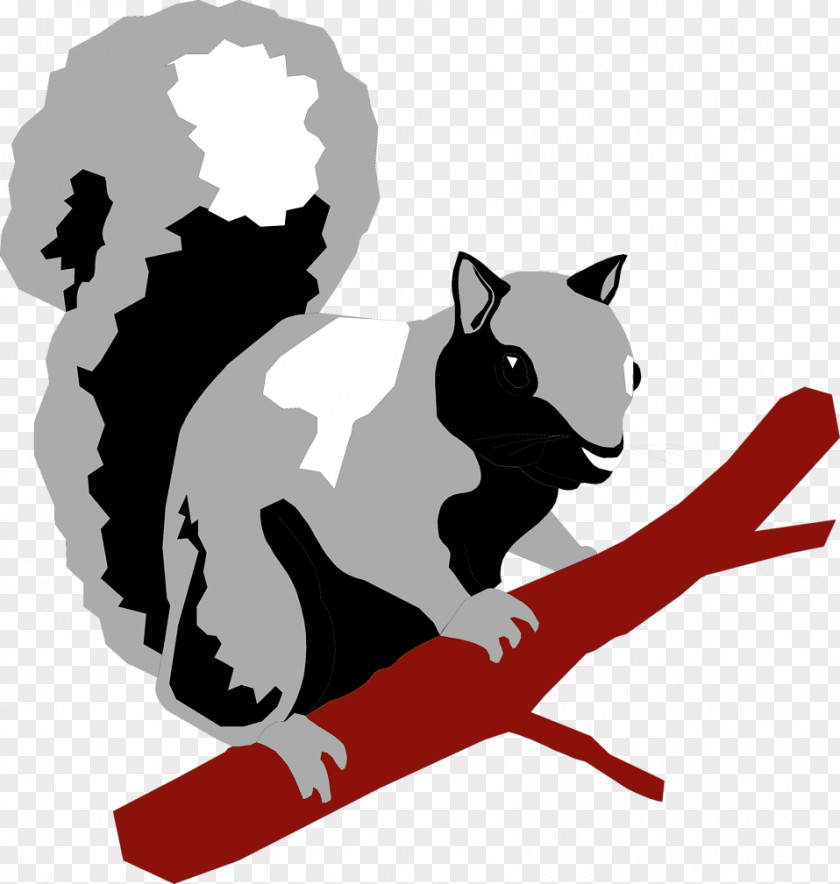Squirrel Tree Red Clip Art PNG