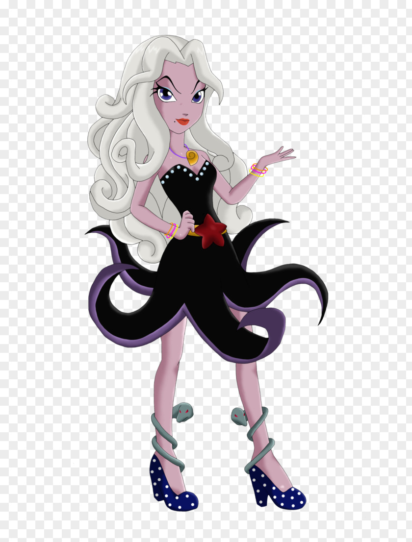 Ursula Maleficent Daughter King Triton Ever After High PNG