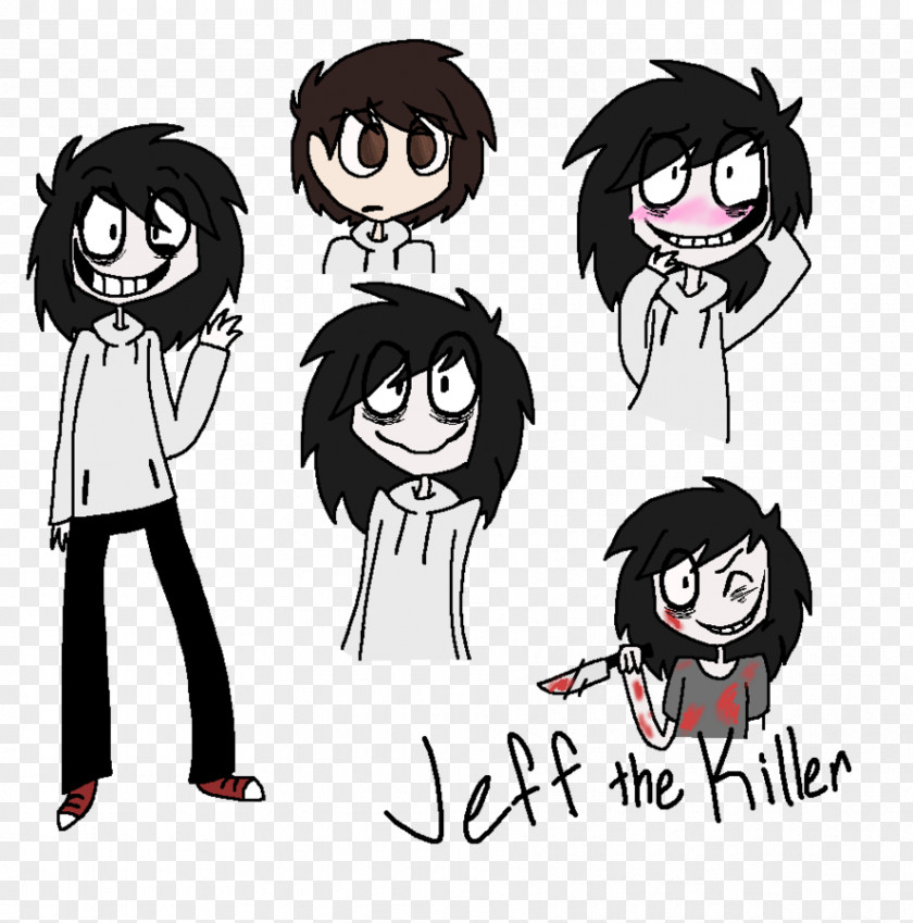 Jeff The Killer Art Creepypasta Drawing PNG