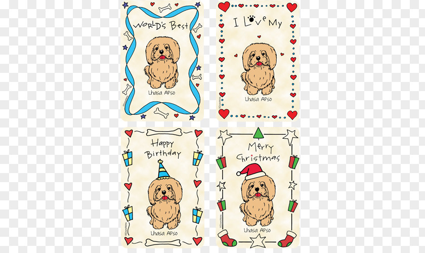 Lhasa Apso Puppy Love Dog Material PNG