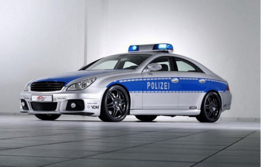 Police Car Brabus Mercedes-Benz CLS-Class Spyker C8 PNG