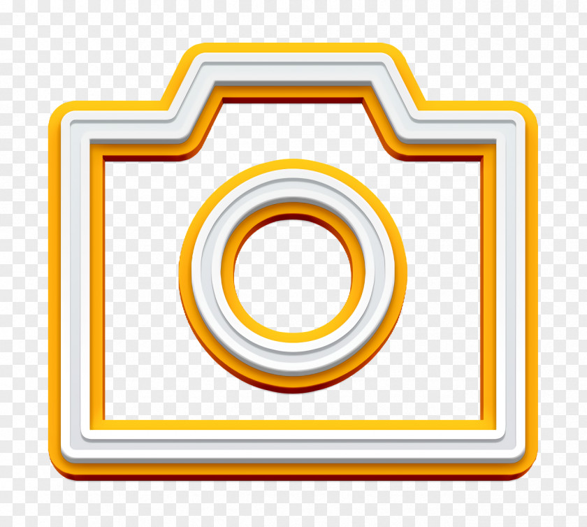Symbol Yellow App Icon Camera Essential PNG