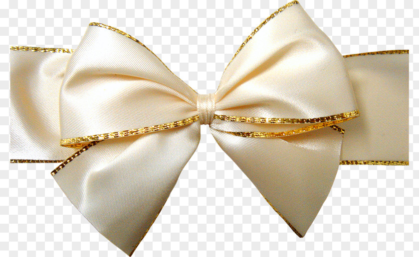 White Bow Gift Wrapping Christmas Ribbon Tie PNG