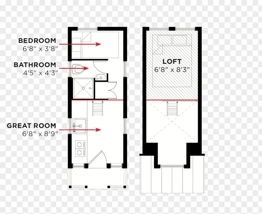 Window Floor Plan Tumbleweed Tiny House Company Movement PNG