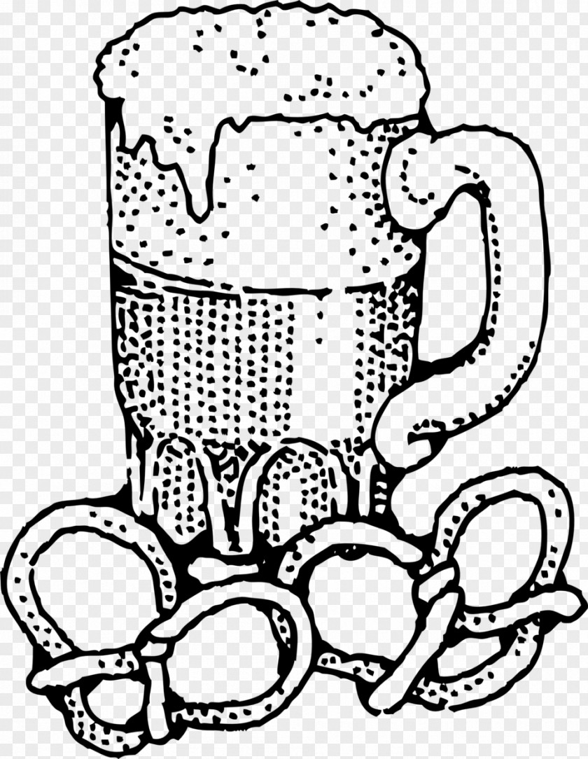 Beer Pretzel Glasses Festival Clip Art PNG