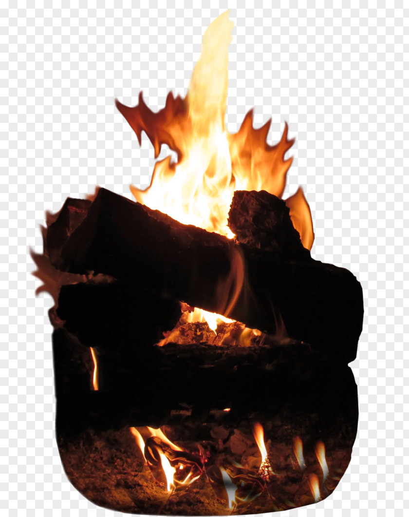 Flame Charcoal PNG