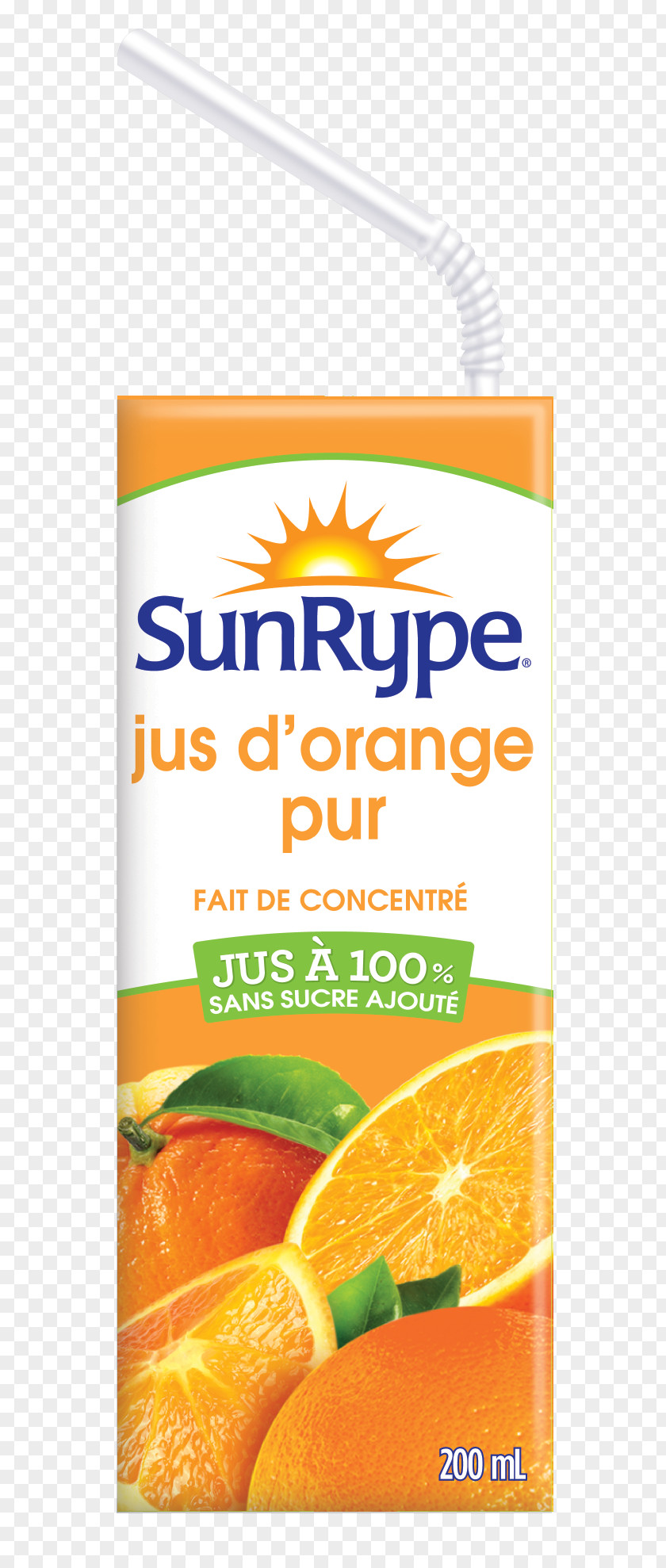 Juice Orange Vegetarian Cuisine Drink Sun-Rype PNG