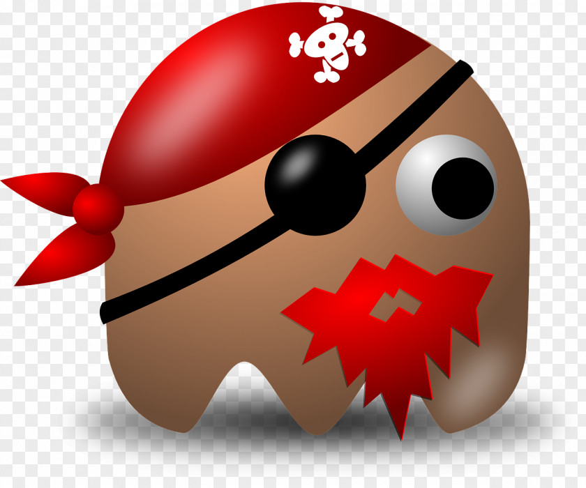 Pirate Pac-Man Piracy Arcade Game Clip Art PNG