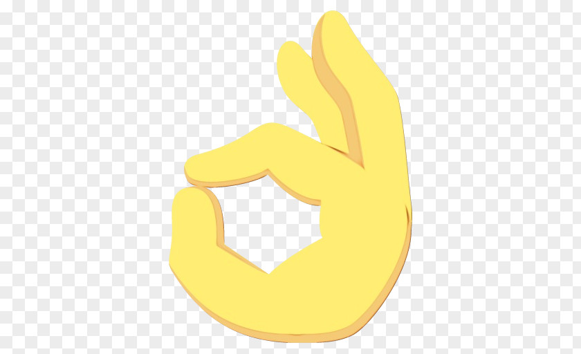Smile Sign Language Mug Yellow PNG